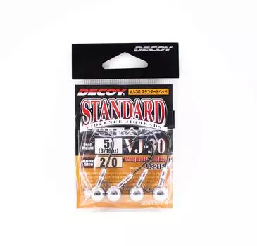 Джиг-головка Decoy VJ-30 Violence, стандартный крючок, размер 2/0, 3/16 унции (2158)