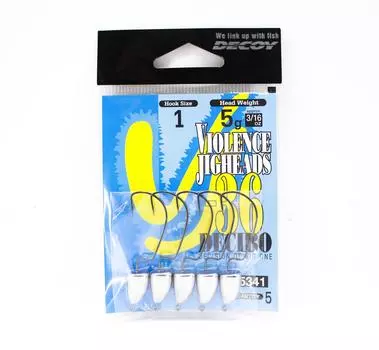 Джиг-головка Decoy VJ-36 Джиг-головка Decibo Worm Hook, размер 1, 3/16 унции (5341)