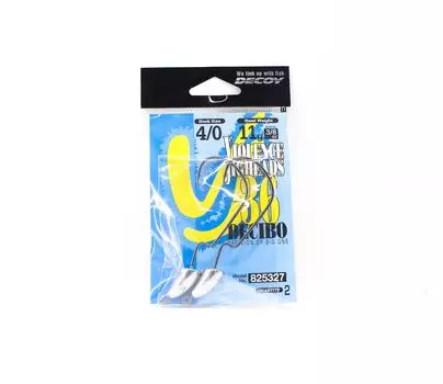 Джиг-головка Decoy VJ-36 Джиг-головка Decibo Worm Hook Размер 4/0, 3/8 унции (5327)