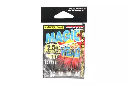Джиг-головка Decoy VJ-76 Крючок Magic Head Размер 1, 2,5 грамма (7789)