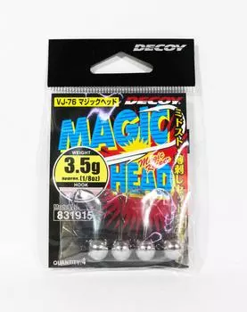 Джиг-головка Decoy VJ-76 Крючок Magic Head, размер 3, 3,5 грамма (1915 год)