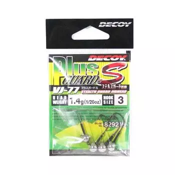 Джиг-головка Decoy VJ-77 Plus Guard S, размер 3, 1,4 грамма (9219)