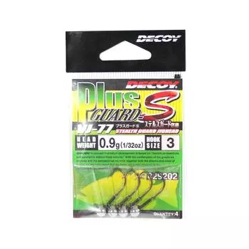 Джиг-головка Decoy VJ-77 Plus Guard S, размер 3, 0,9 грамма (9202)