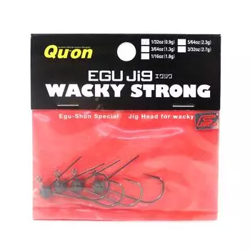 Джиг-головка Jackson Egu Jig Wacky Strong 5 шт. в упаковке 4 шт., 1/32 унции (8285)