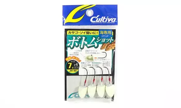 Джиг-головка Owner JH-80 Bottom Shot 7 грамм, размер 4 (0879)