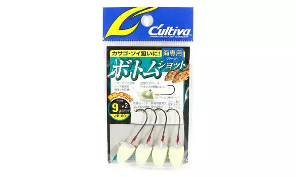 Джиг-головка Owner JH-80 Bottom Shot 9 грамм, размер 2 (0886)