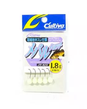 Джиг-головка Owner JH-82G Mebaru Shot 1,8 грамм Размер 12 Glow (3812)