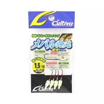 Джиг-головка Owner JH-83G Mebaru Bullet Glow 1,5 грамма, размер 8 (1550)