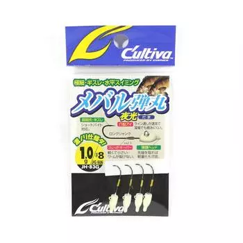 Джиг-головка Owner JH-83G Mebaru Bullet Glow 1,0 грамм, размер 8 (1543 г.)