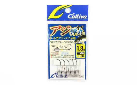 Джиг-головка Owner JH-84 Micro, крючок 1,8 г, размер 6 (4677)