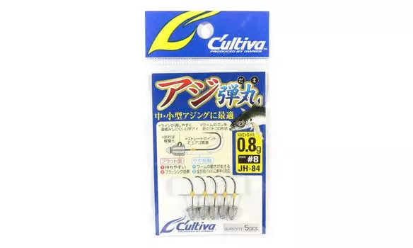 Джиг-головка Owner JH-84 Micro, крючок 0,8 г, размер 8 (4639)