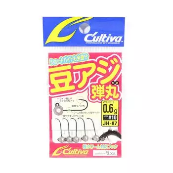 Джиг-головка Owner JH-87 Bean Bullet 0,6 грамм, размер 10 (5770)