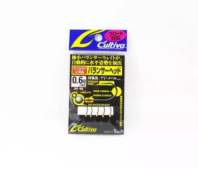 Джиг-головка Owner JH-88 Mini Black Balancer, крючок 0,6 г, размер 9 (0853)