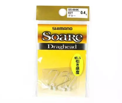 Джиг-головка Shimano SS-004K Soare Drag Head Glow 0,4 грамма 02T 762801