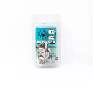 Джиг-головка Tackle Tactics Revlockz HD NC 1/2 унции 5/0 2 шт./упаковка (9612)