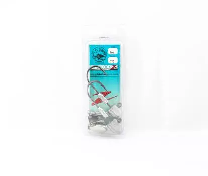 Джиг-головка Tackle Tactics Revlockz HD NC 1 унция 7/0 2 шт./упаковка (9735)