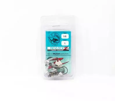 Джиг-головка Tackle Tactics Revlockz HD NC 1/8 унции 1 3 шт./упаковка (9254)