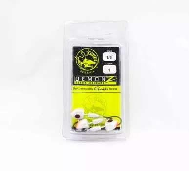 Джиг-головка Tackle Tactics TT Demonz 1/6 oz 1H 3 штуки в упаковке Pearl (7846)