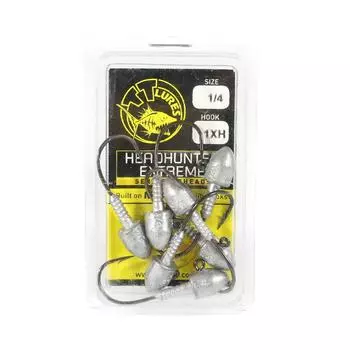 Джиг-головка Tackle Tactics TT Head Hunter Extreme 1/4 унции 1 XH 7 шт./упаковка (1500)