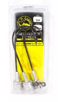 Джиг-головка Tackle Tactics TT Head Hunter Extreme, 3/4 унции, 8/0 XH, 3 шт. в упаковке (1906)