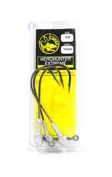 Джиг-головка Tackle Tactics TT Head Hunter Extreme 1/4 унции 7/0 XH 3 шт./упаковка (1845 г.)