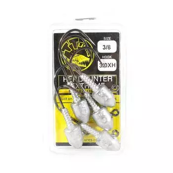 Джиг-головка Tackle Tactics TT Head Hunter Extreme 3/8 унции 3/0 XH 5 шт./упаковка (1302)