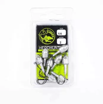 Джиг-головка Tackle Tactics TT Head Hunter 1/4 унции 2 8 шт./упаковка (1227)