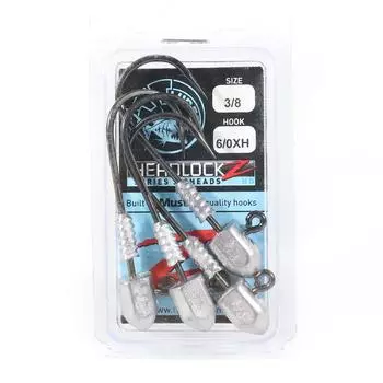 Джиг-головка Tackle Tactics TT Headlockz HD 3/8 унции 6/0 XH 4 шт./упаковка (3191)