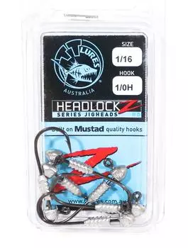 Джиг-головка Tackle Tactics TT Headlockz HD 1/16 унции 1/0 6 шт./упаковка (3542)
