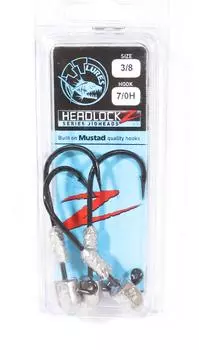 Джиг-головка Tackle Tactics TT Headlockz HD 3/8 унции 7/0 3 шт./упаковка (3276)