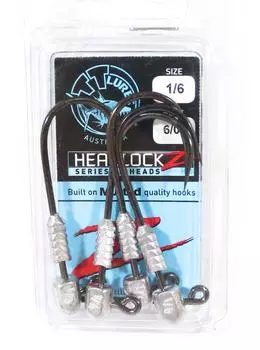 Джиг-головка Tackle Tactics TT Headlockz HD 1/6 унции 6/0 4 шт. в упаковке (3108)