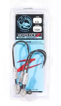 Джиг-головка Tackle Tactics TT Headlockz HD 1/4 унции 7/0 3 шт./упаковка (3443)