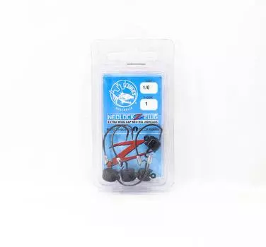 Джиг-головка Tackle Tactics TT Nedlockz EWG, черная, 1/6 унции 1 (6212)