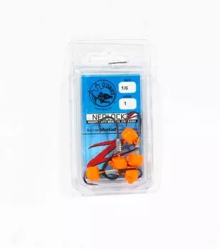 Джиг-головка Tackle Tactics TT Nedlockz HD Оранжевый 1/6 1 5 шт./упаковка (7540)