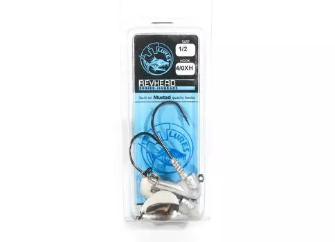 Джиг-головка Tackle Tactics TT Rev Head HD Nickel Colorado 1/2 oz 4/0 XH (8508)