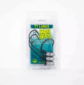 Джиг-головка Tackle Tactics TT Snake Head 1/8 oz 2/0 XH 3 шт. в упаковке (0619)