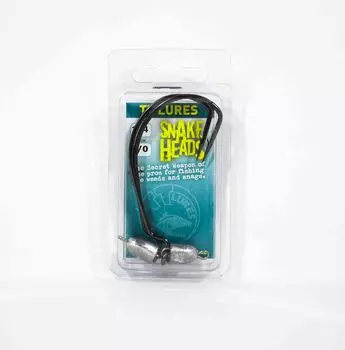 Джиг-головка Tackle Tactics TT Snake Head 1/4 унции 8/0 XH 2 шт./упаковка (0749)