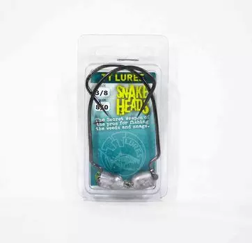 Джиг-головка Tackle Tactics TT Snake Head 3/8 oz 8/0 XH 2 шт. в упаковке (0756)