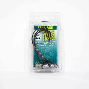 Джиг-головка Tackle Tactics TT Snake Head 1/12 oz 6/0 XH 3 шт. в упаковке (0602)