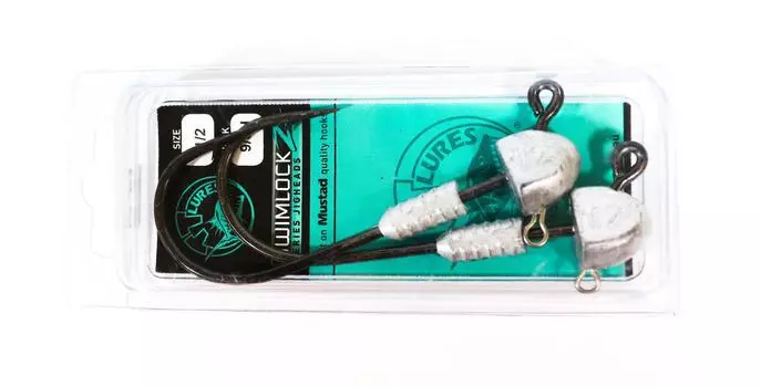 Джиг-головка Tackle Tactics TT Swimlockz HD 1/2 унции 9/0 2 шт./упаковка (4013)