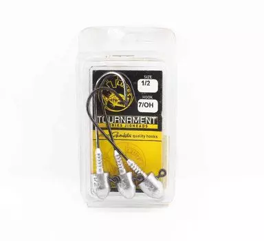 Джиг-головка Tackle Tactics TT Tournament, 1/2 унции, 7/0H, 3 шт. в упаковке (5804)