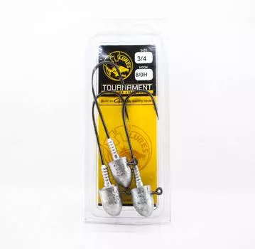 Джиг-головка Tackle Tactics TT Tournament, 3/4 унции, 8/0H, 3 шт. в упаковке (5835)