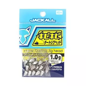 Джиг-головки Jackall Kibi Kibi Dart 15 шт., оптовая упаковка 1,0 грамм (3881)