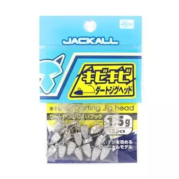 Джиг-головки Jackall Kibi Kibi Dart 15 шт., оптовая упаковка 1,5 грамма (3904)