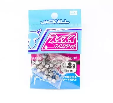 Джиг-головки Jackall Sui Sui Swim 15 шт., оптовая упаковка 0,8 грамма (3744)