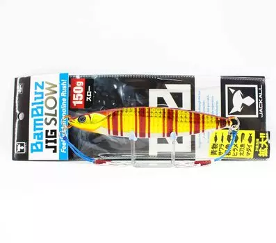Джиг Jackall Metal Bambluz Slow 150 грамм Glow Belly Red Gold Stripe (8169)