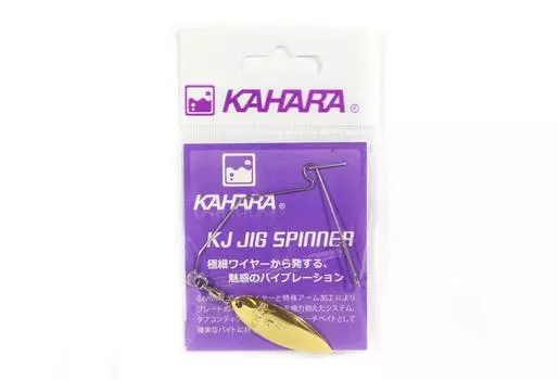 Джиг-спиннер Kahara KJ с проволокой Willow Blade Gold, размер 2 (1888 г.)