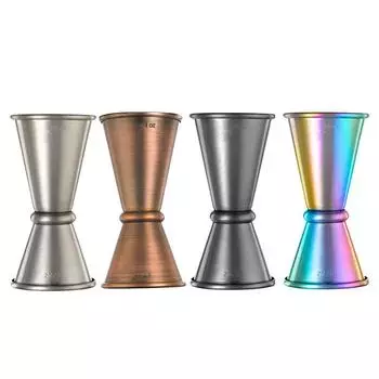 Джиггер в японском стиле, двойной джиггер для коктейлей, 1/2 унции, 3/4 унции, барный джиггер, барный инструмент