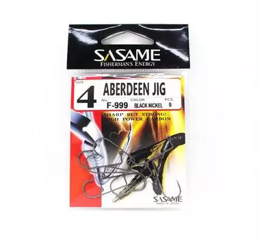 Джиговый крючок Sasame F-999 Aberdeen, размер 4 (7318)