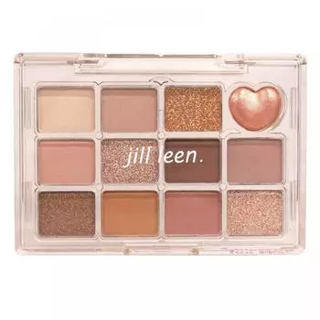 Джилл Лин. Ht04 Jilin Shining 12 цветов мини-палетка теней для век Eyeshadow Japan Limited Fine Glitter